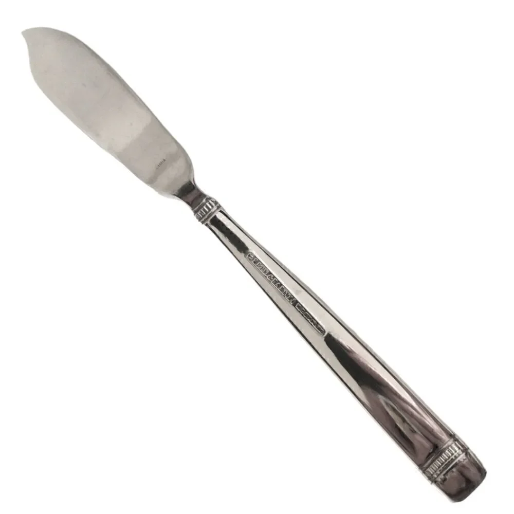 Reed & Barton Durham Butter Knife Stainless Everyday Glossy Silverware Flatware.